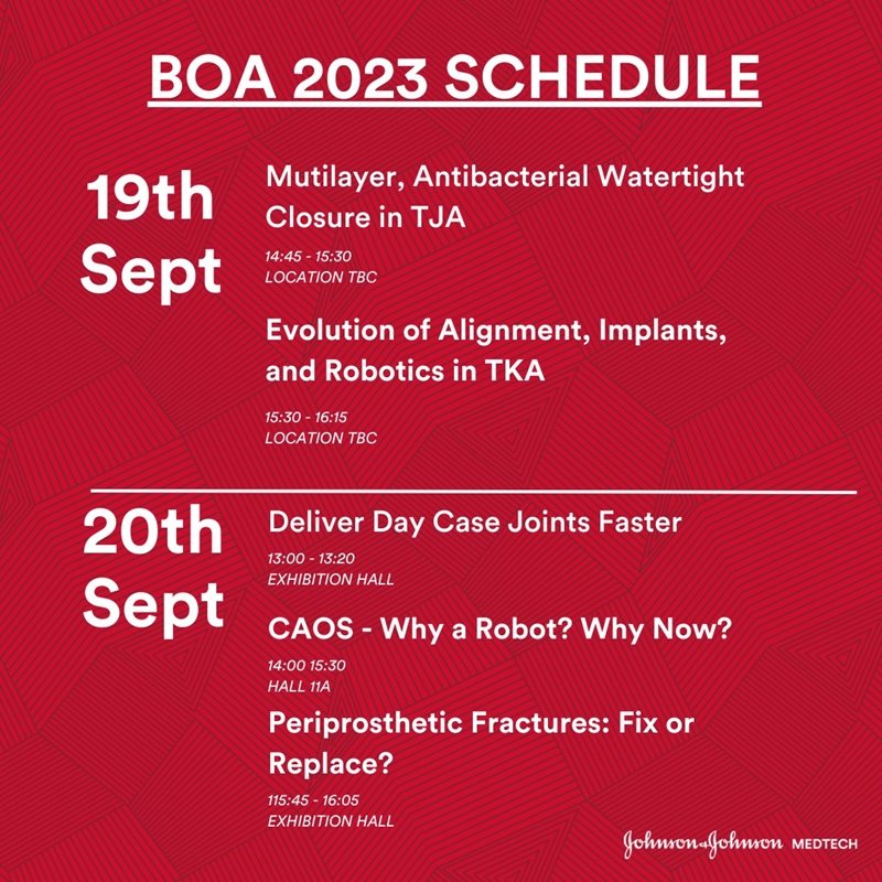 BOA Schedule