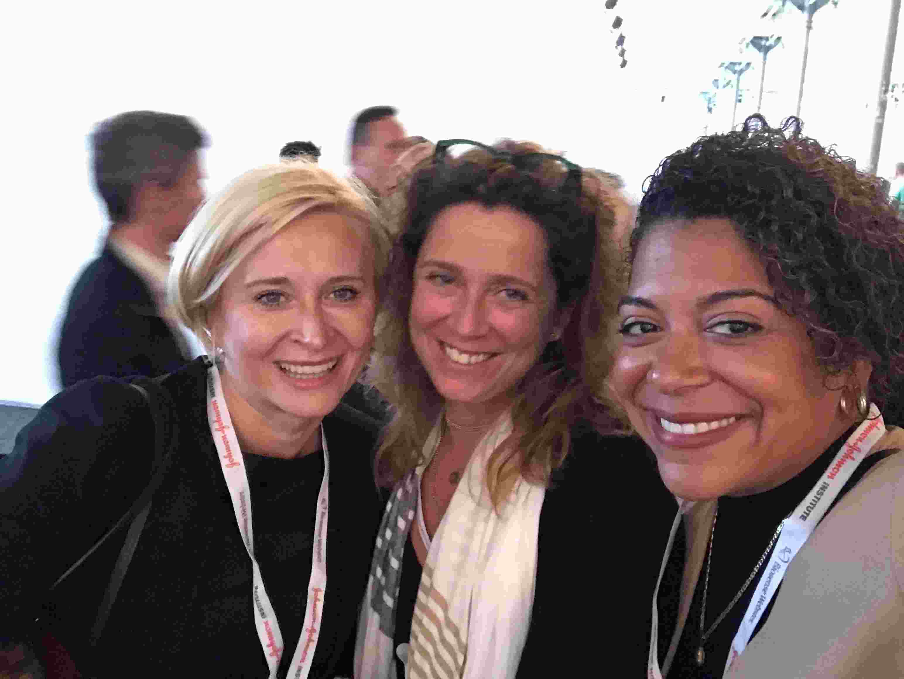 Graça spending time with her supportive Biosense Webster colleagues
