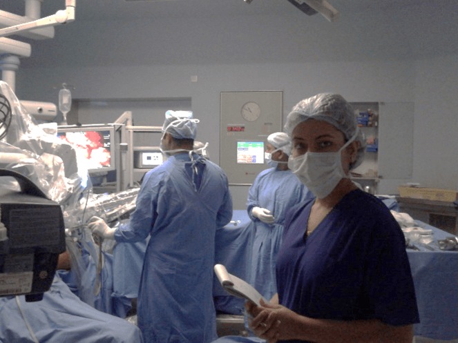 Observing Surgery during my undergraduate degree to identify a problem and solved it.&nbsp;