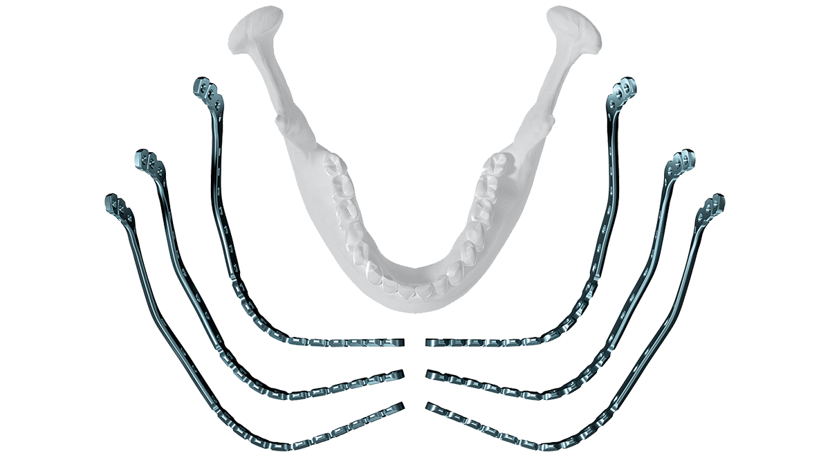 MatrixMANDIBLETM Preformed Reconstruction Plates