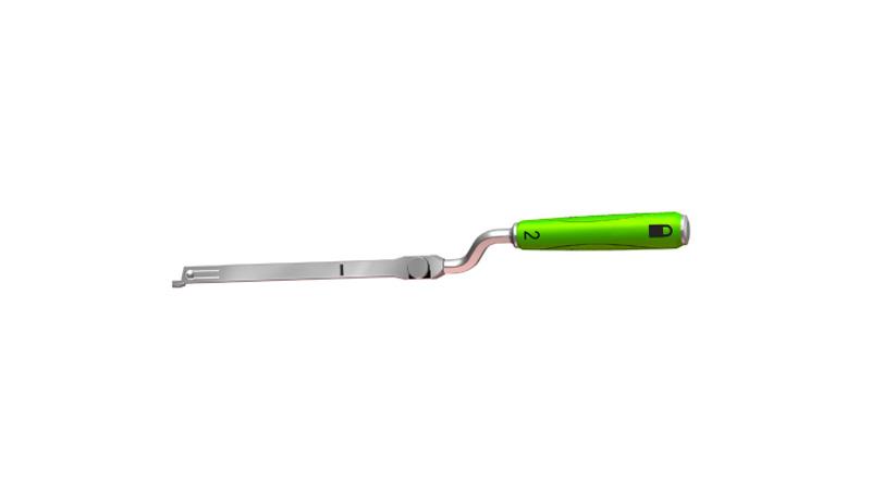 compressor solid leg for percutaneous pedicle screw placement
