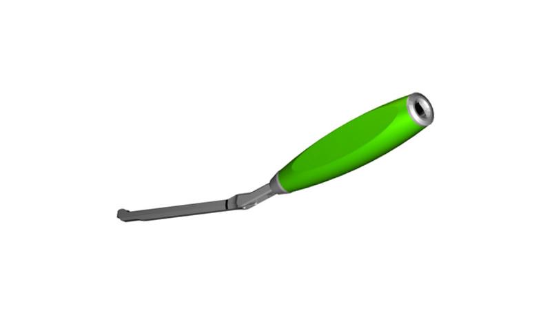 rod holder stem for percutaneous pedicle screw placement
