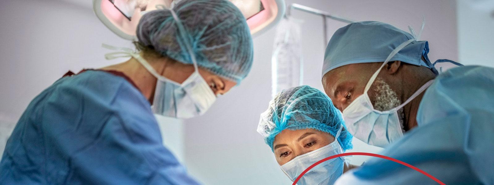 Surgeons in operating room