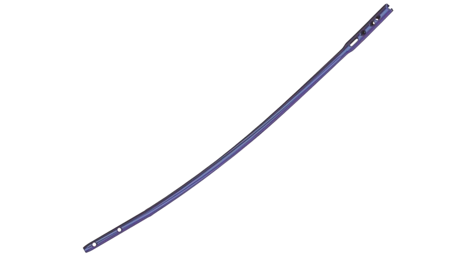 Titanium Cannulated Adolescent Lateral Entry Femoral Nail side view